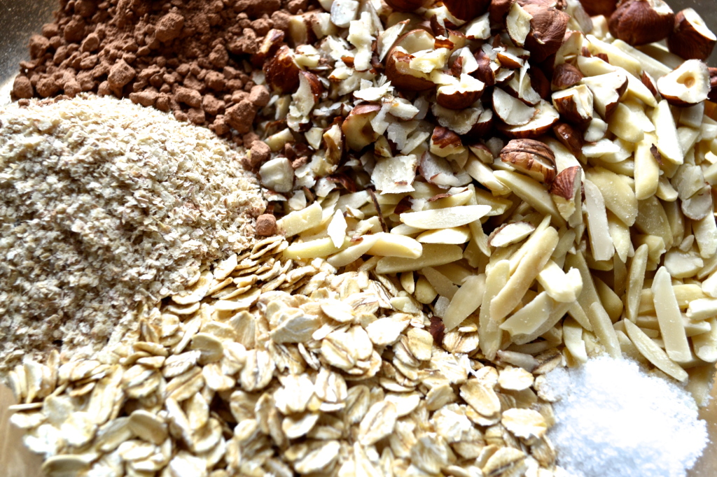 Granola dry ingredients