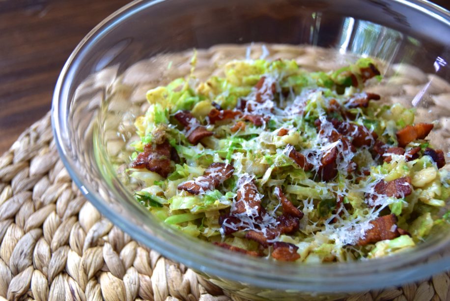 Sautéed Brussels Sprouts with Bacon, Lemon, and Parmesan – The Newlywed ...