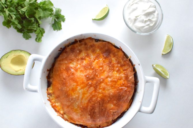 Mexican Torte Overhead