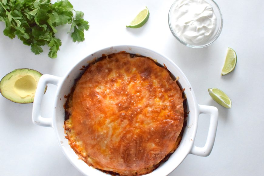 Mexican Torte Overhead