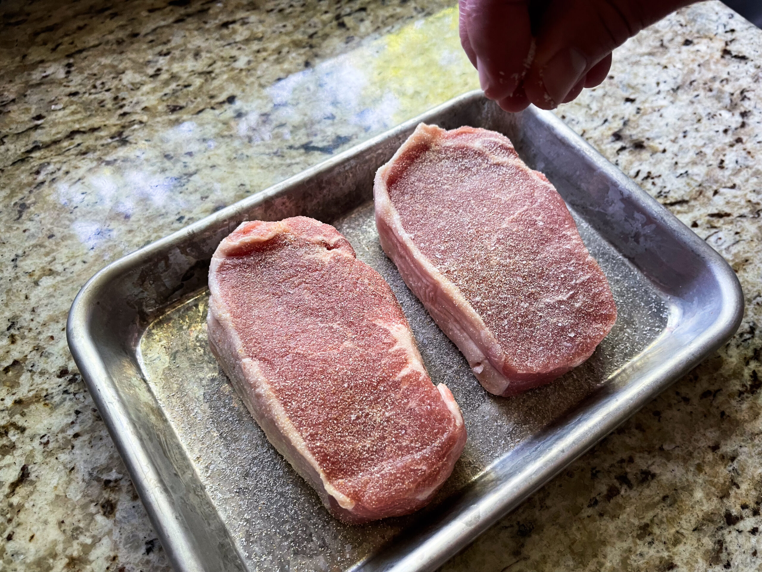 Seasoning the Pork