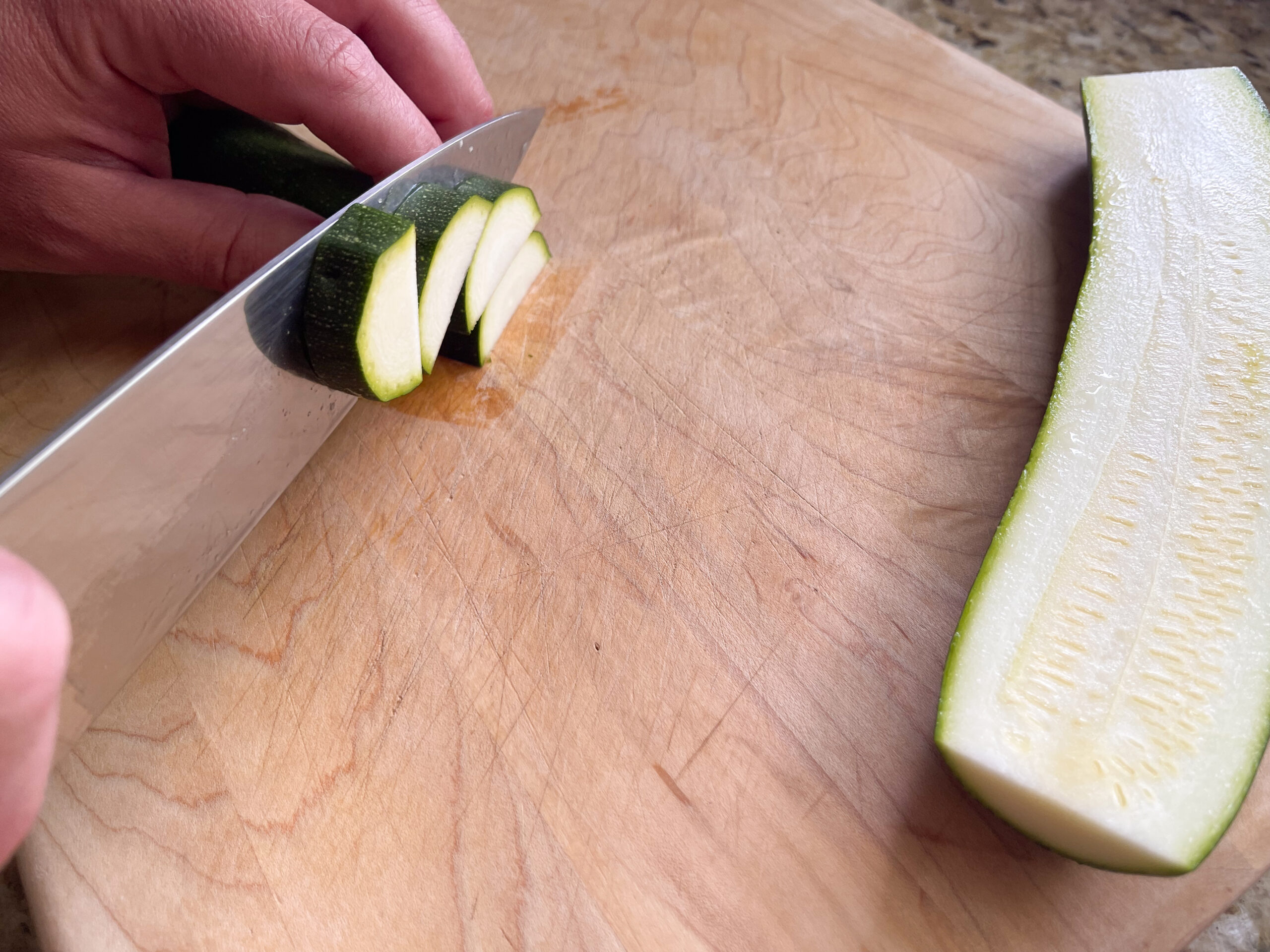 Cutting Zucchini
