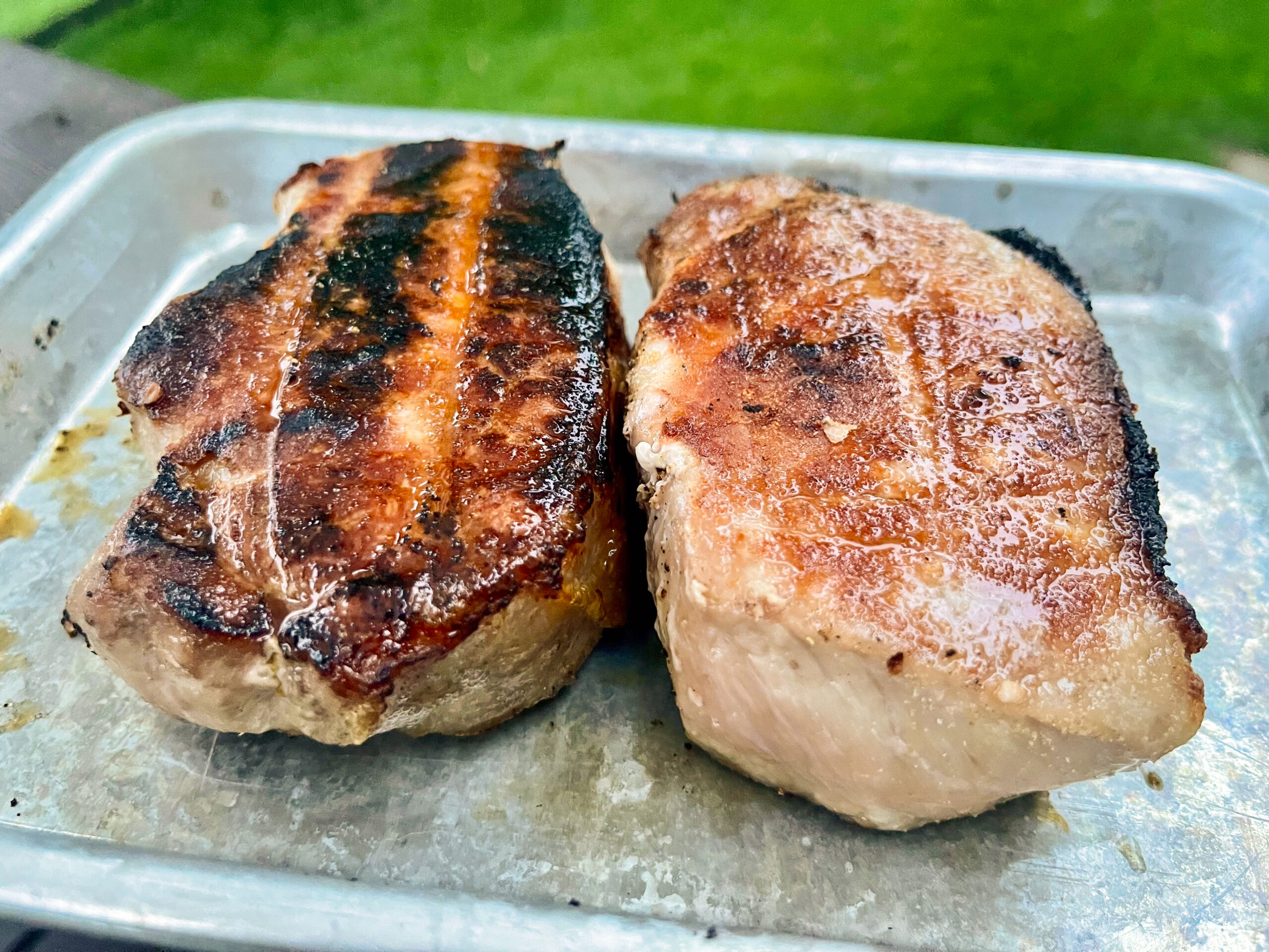 Dry Brined Grilled Pork Chops